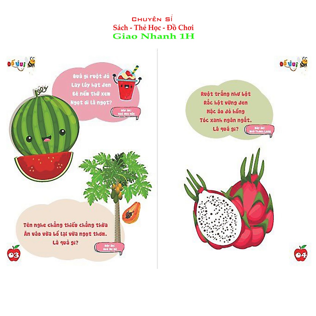  Đố vui phát triển trí tuệ cho bé