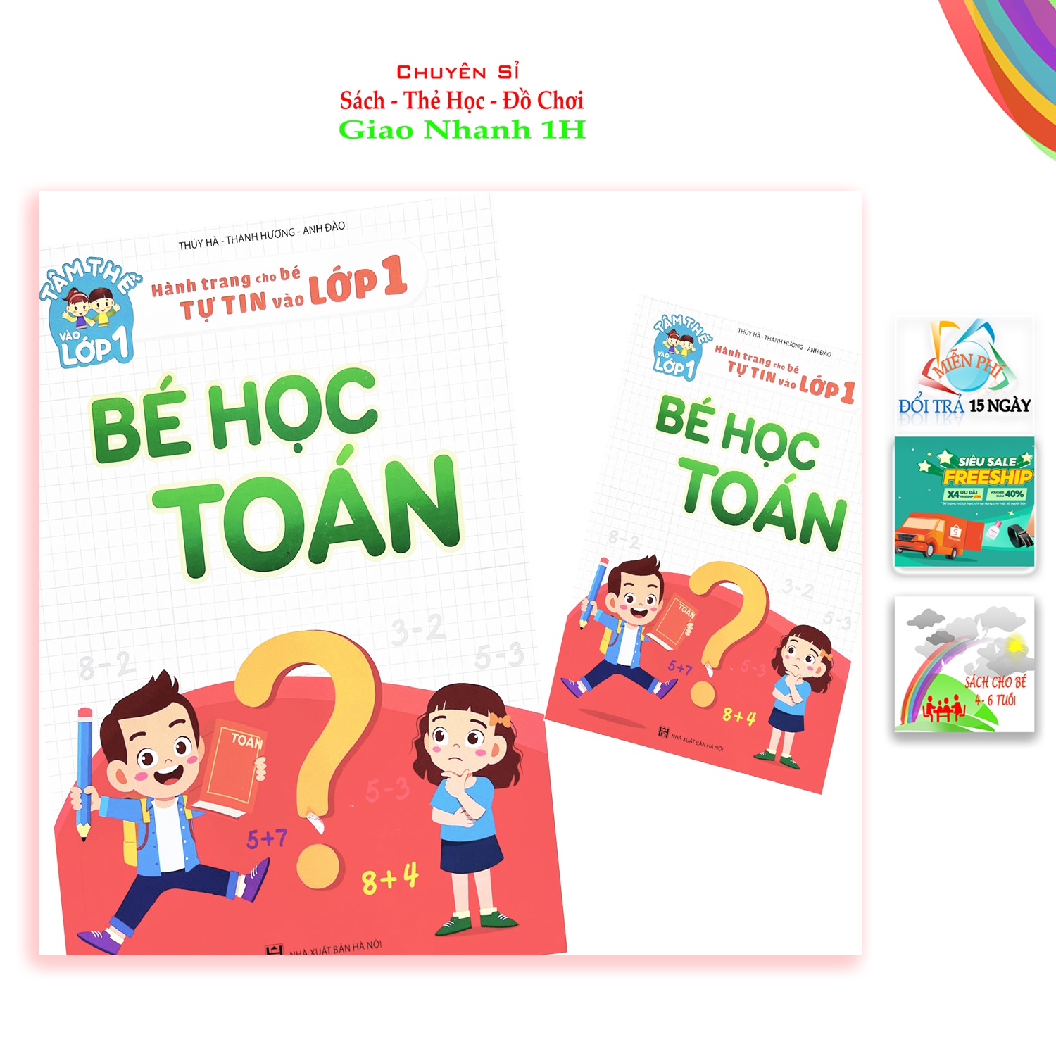  Bé học toán (Hành trang cho bé tự tin vào lớp 1)