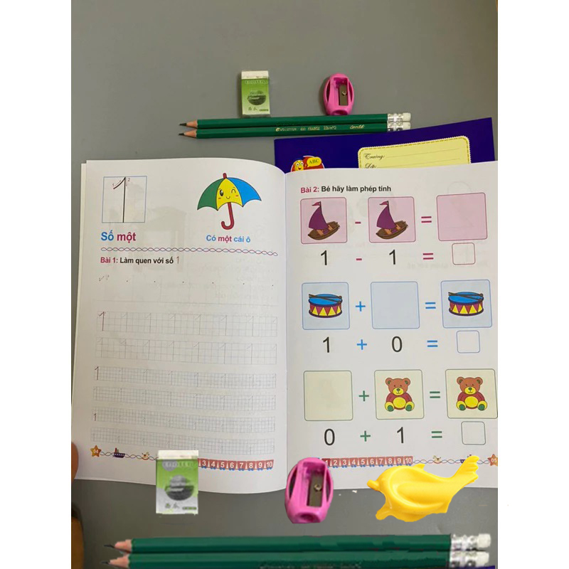 Bộ 10 quyển luyện viết tập tô chữ cho bé