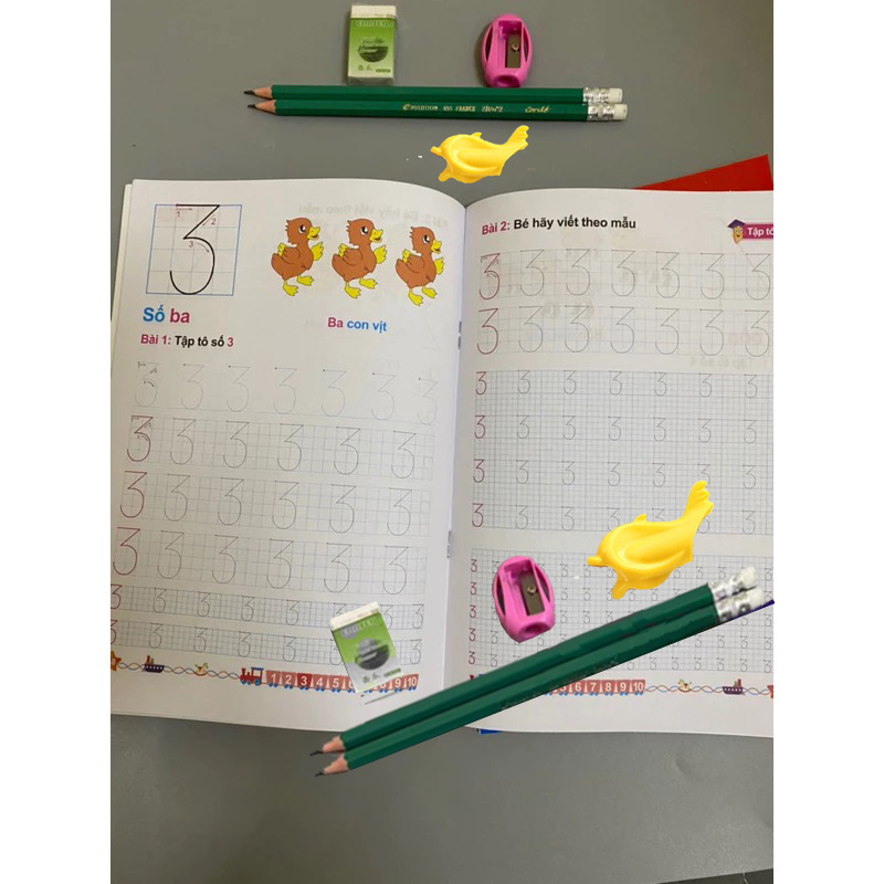 Bộ 10 quyển luyện viết tập tô chữ cho bé