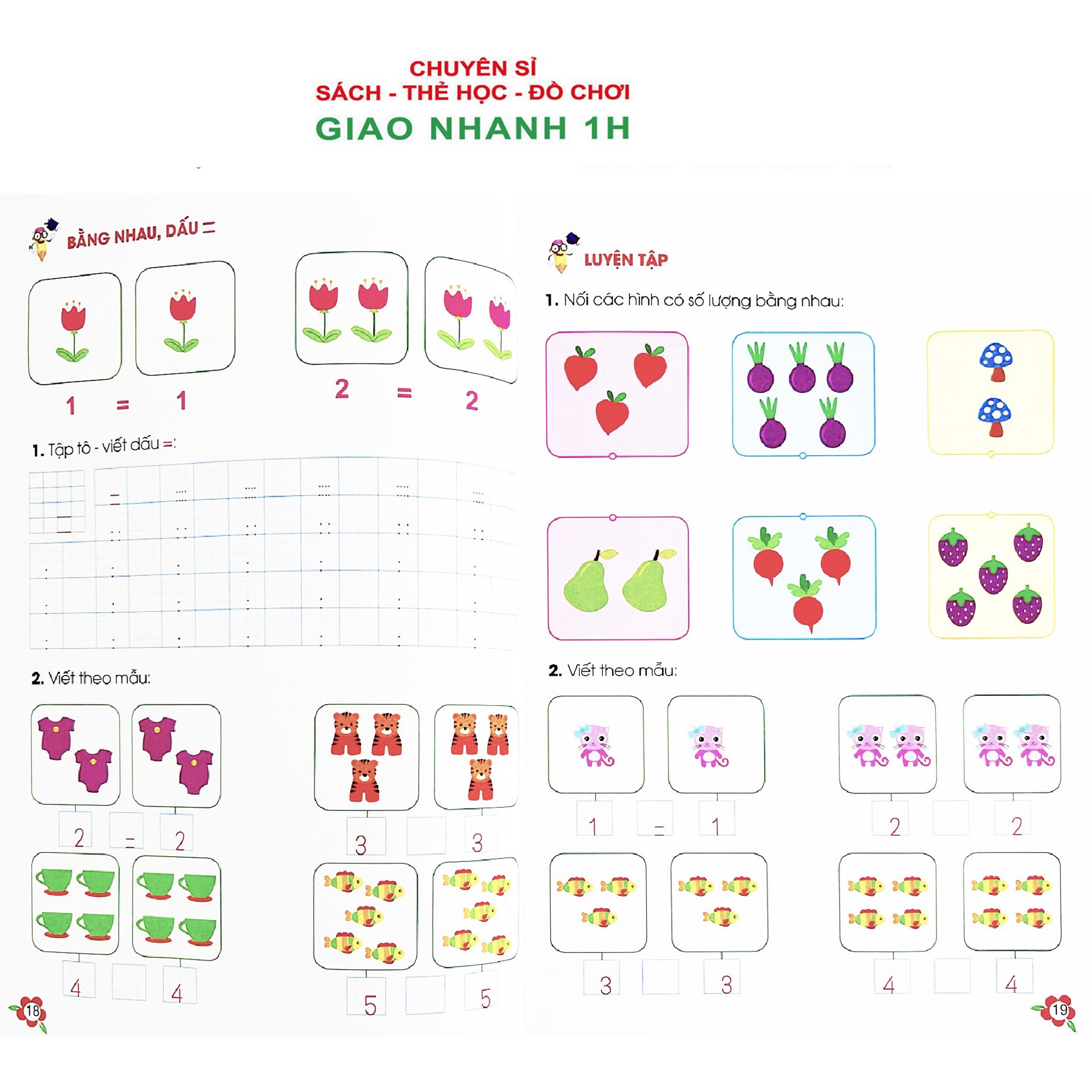  Bé học toán (Hành trang cho bé tự tin vào lớp 1)