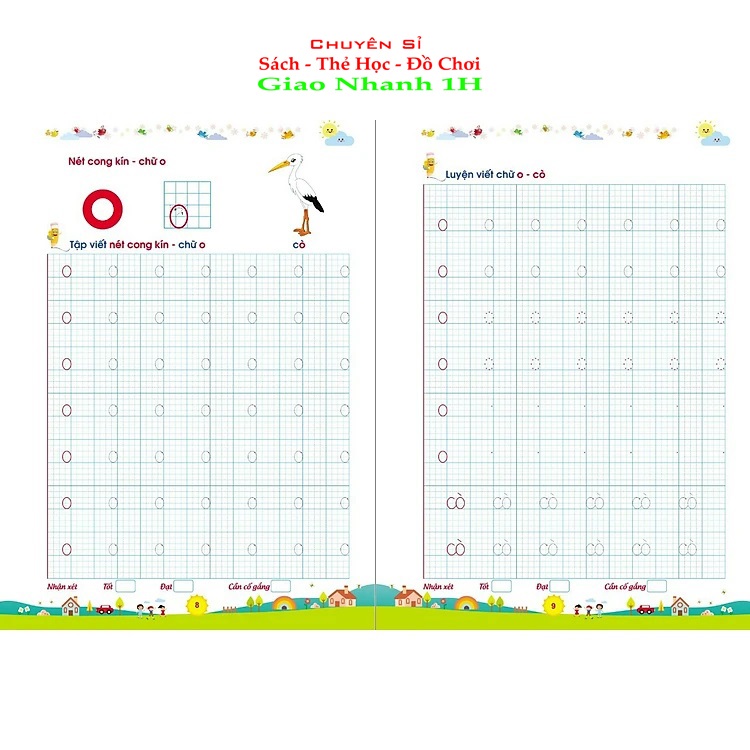 Bé Tập Tô, Tập Viết Chữ To Cho Bé Từ 4-6 Tuổi