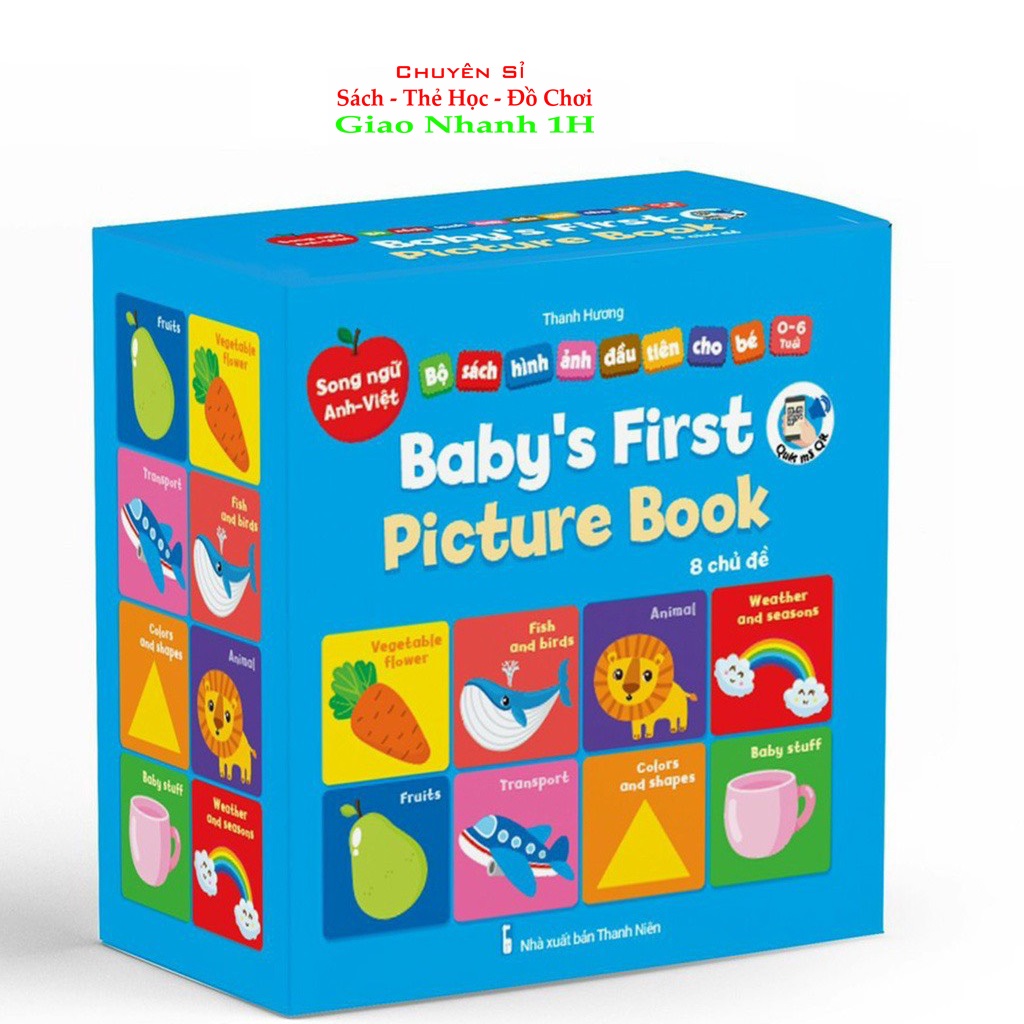 Bộ Bìa Cứng Thư Viện Hình Ảnh Đầu Tiên Cho Bé Về Thế Giới Xung (8 Cuốn)