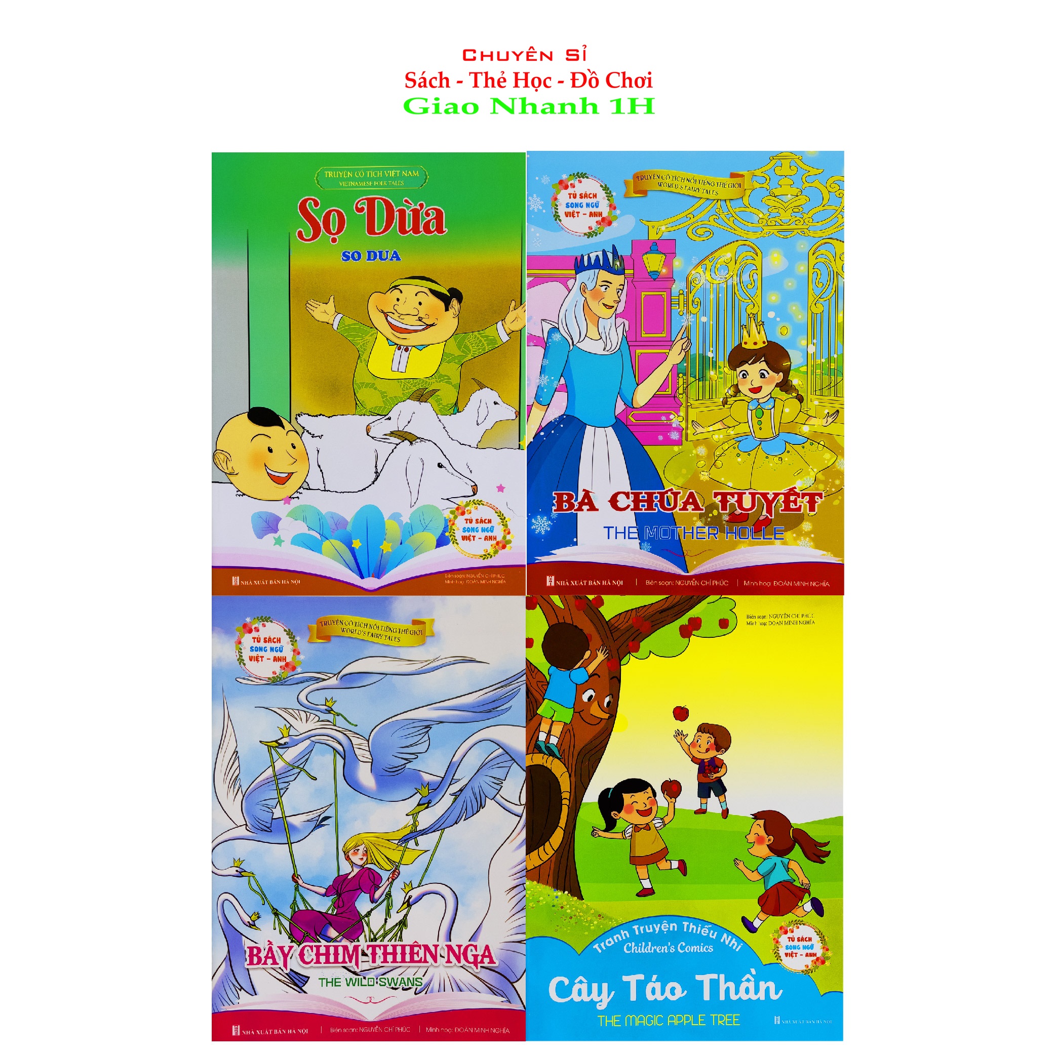 Bộ Truyện Cổ Tích Song Ngữ Anh Việt Trọn bộ 20 cuốn