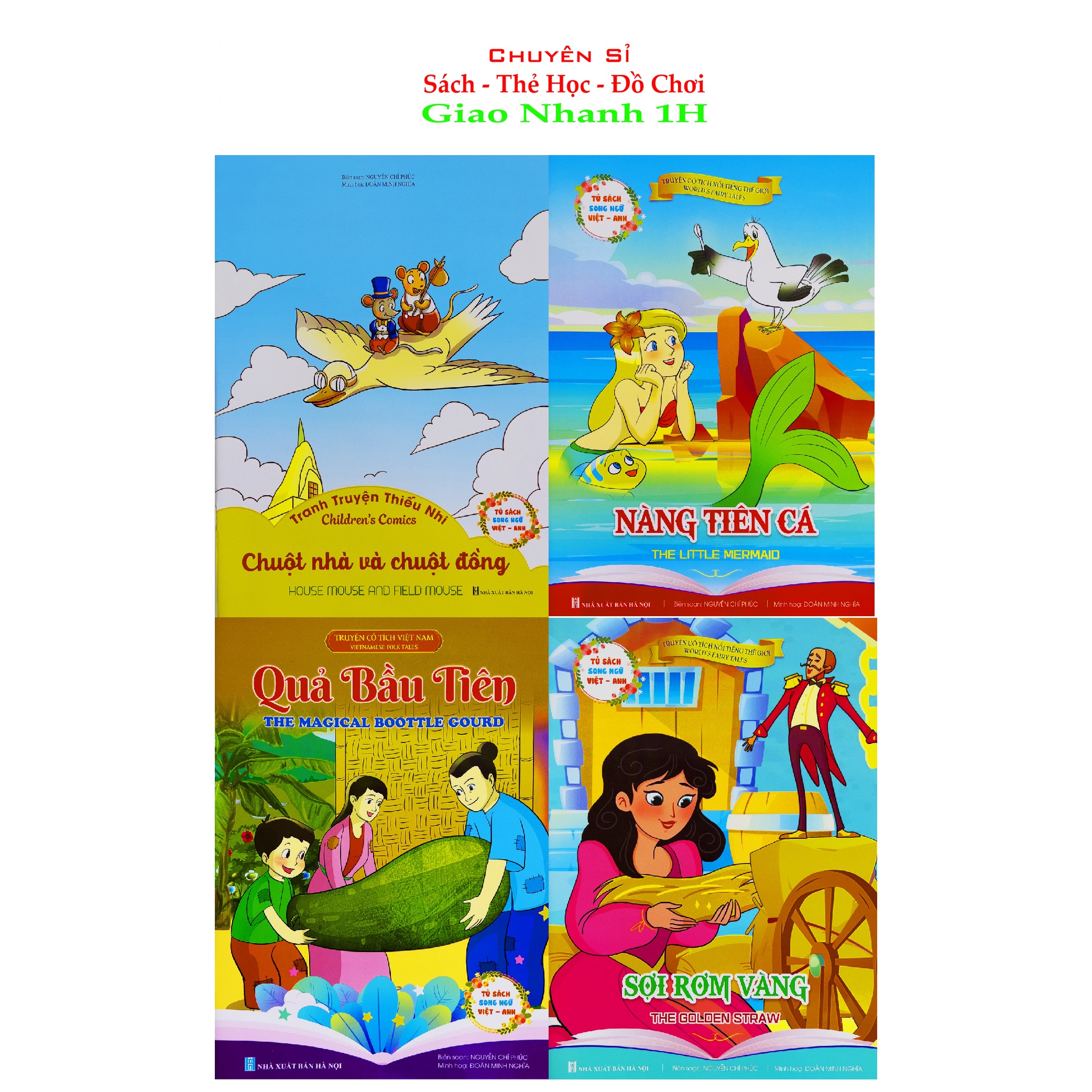 Bộ Truyện Cổ Tích Song Ngữ Anh Việt Trọn bộ 20 cuốn