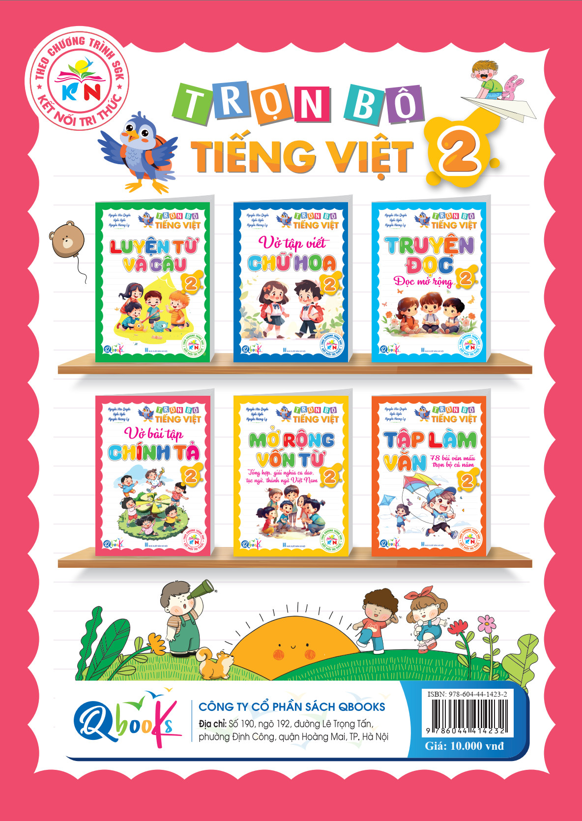 Túi Trọn Bộ Tiếng Việt Lớp 2 - Kết Nối Tri Thức (6 Cuốn)