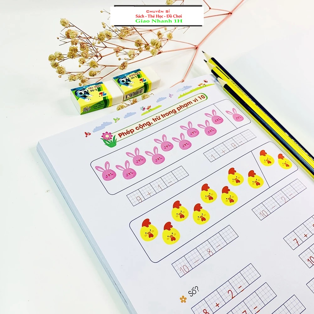 Vở Tập Viết Trọn Bộ Cho Bé Vào Lớp 1 - Phiên Bản Mới Nhất 5 Trong 1