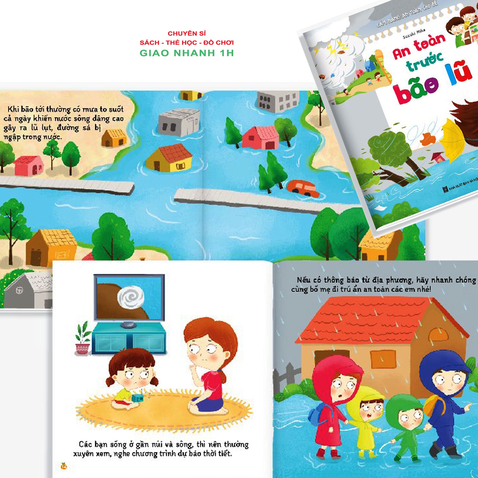 Combo Cẩm Nang An Toàn Cho Bé Bộ 6 Cuốn Kèm File Nghe Đọc