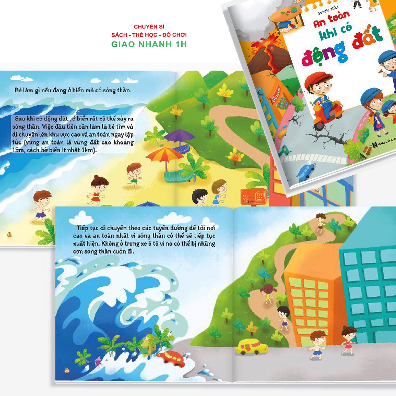 Combo Cẩm Nang An Toàn Cho Bé Bộ 6 Cuốn Kèm File Nghe Đọc