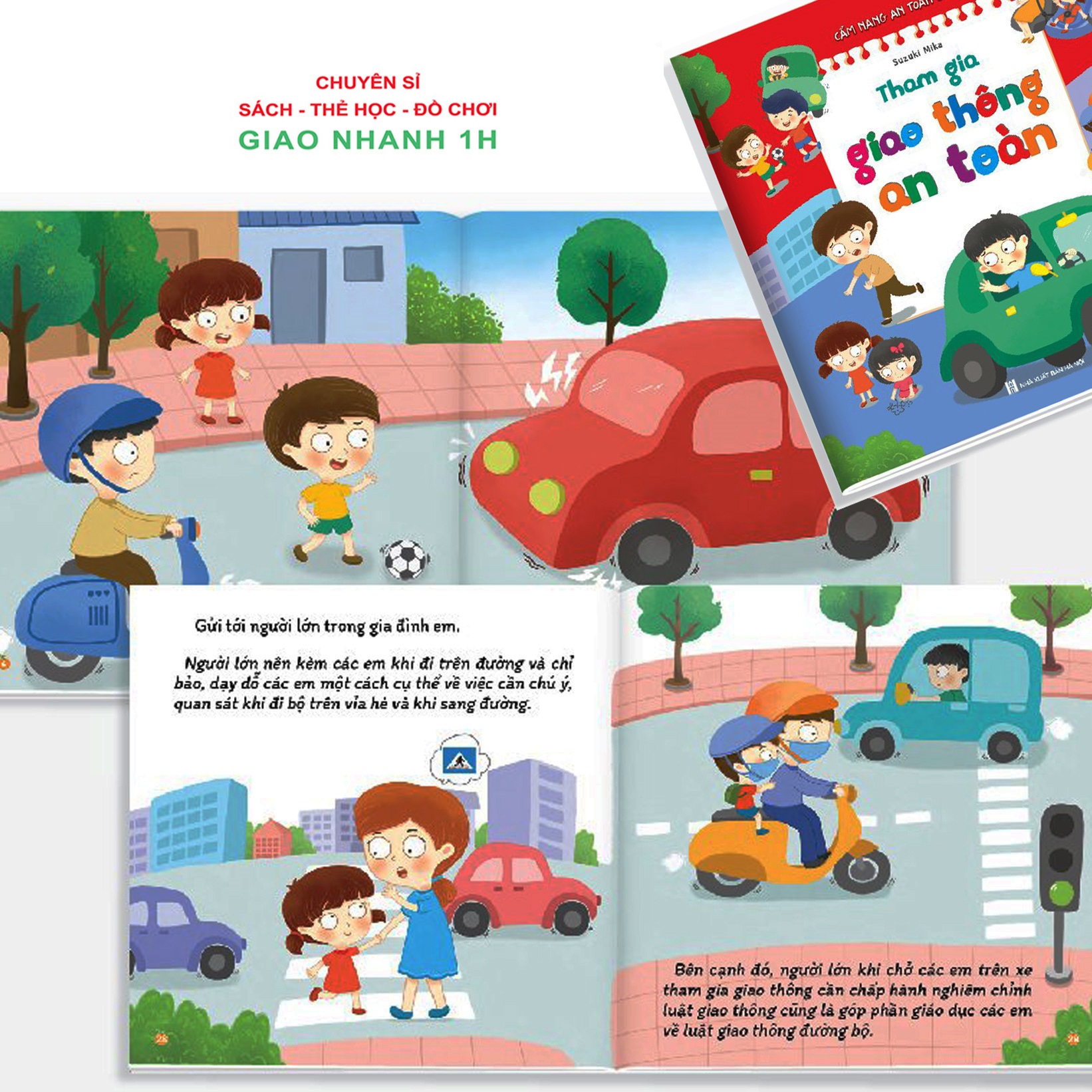 Combo Cẩm Nang An Toàn Cho Bé Bộ 6 Cuốn Kèm File Nghe Đọc