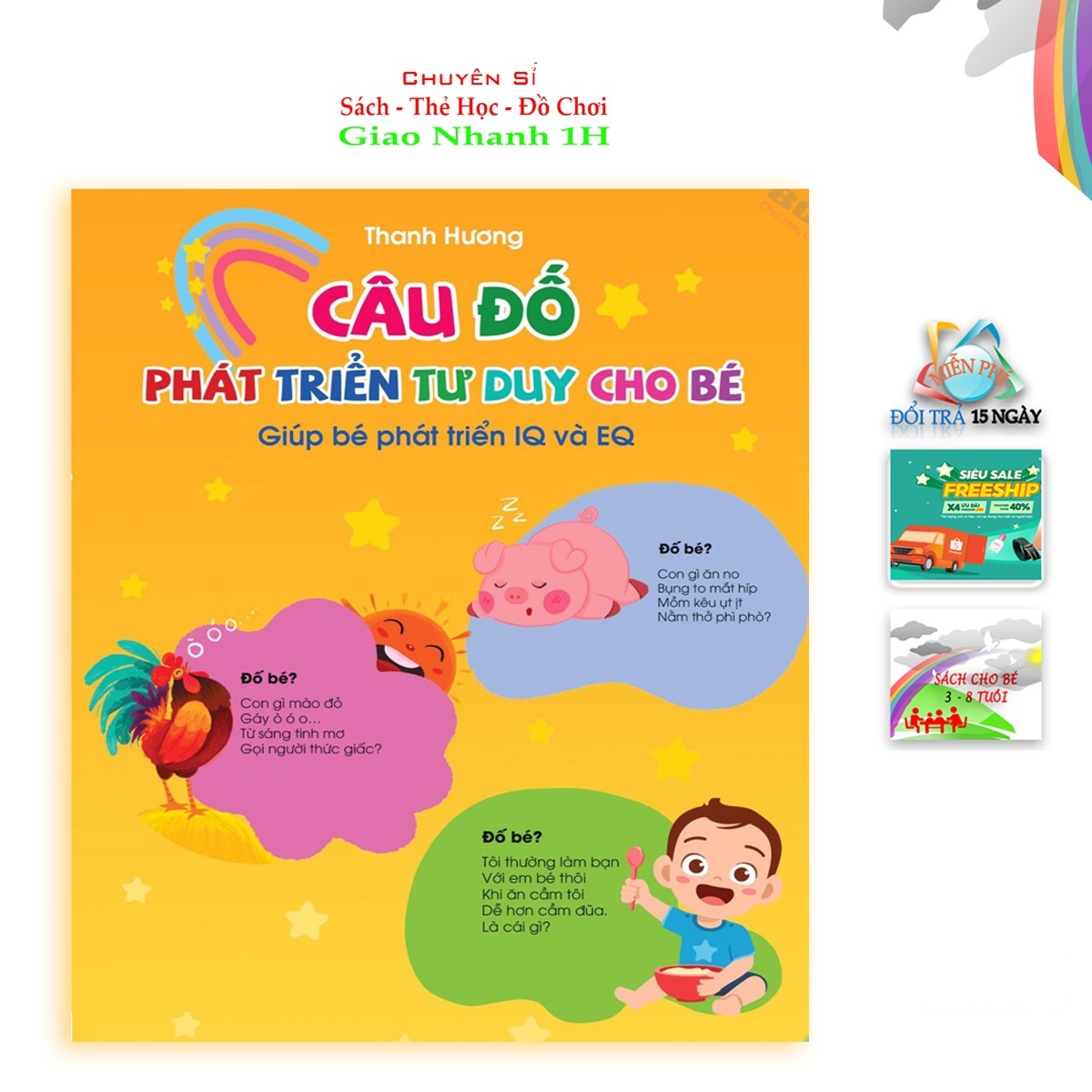 Câu Đố Phát Triển Tư Duy Cho Bé - Bìa Cứng