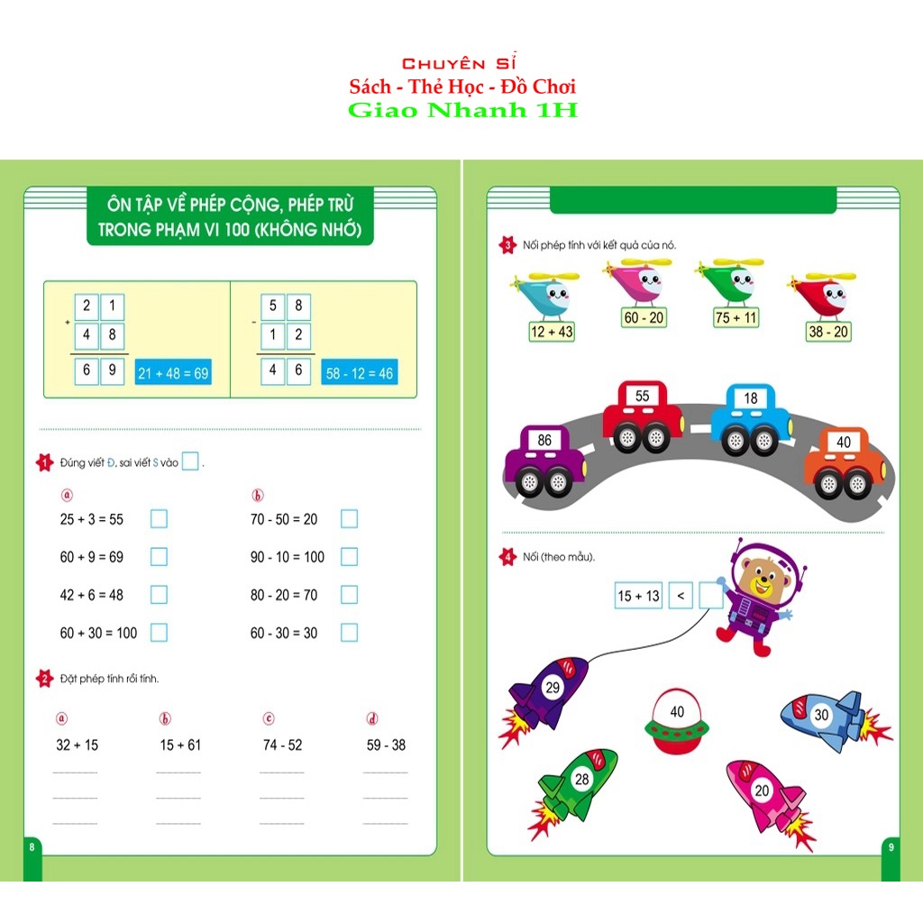 Rèn Kĩ Năng Cộng Trừ Trong Phạm Vi 100