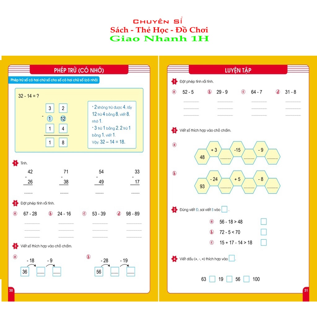 Rèn Kĩ Năng Cộng Trừ Trong Phạm Vi 100