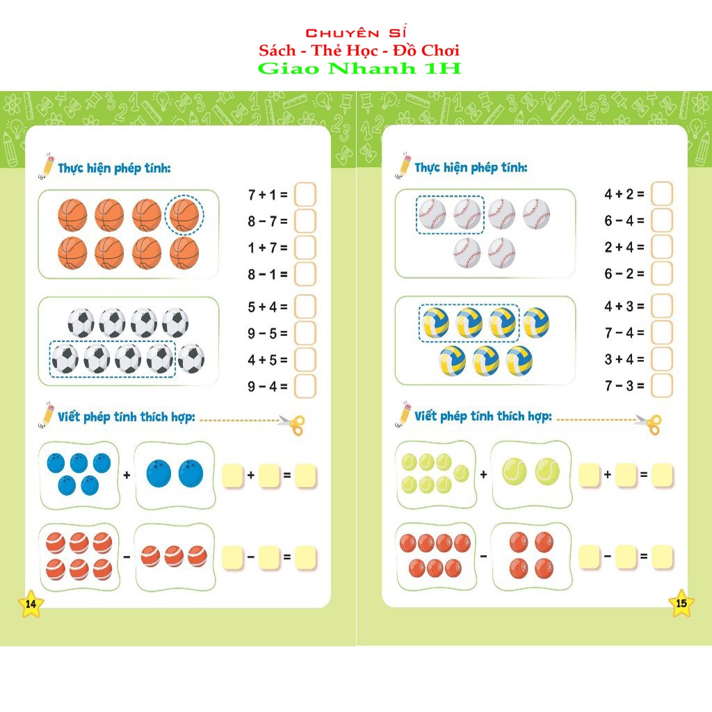 Rèn kĩ năng Cộng trừ trong phạm vi 10