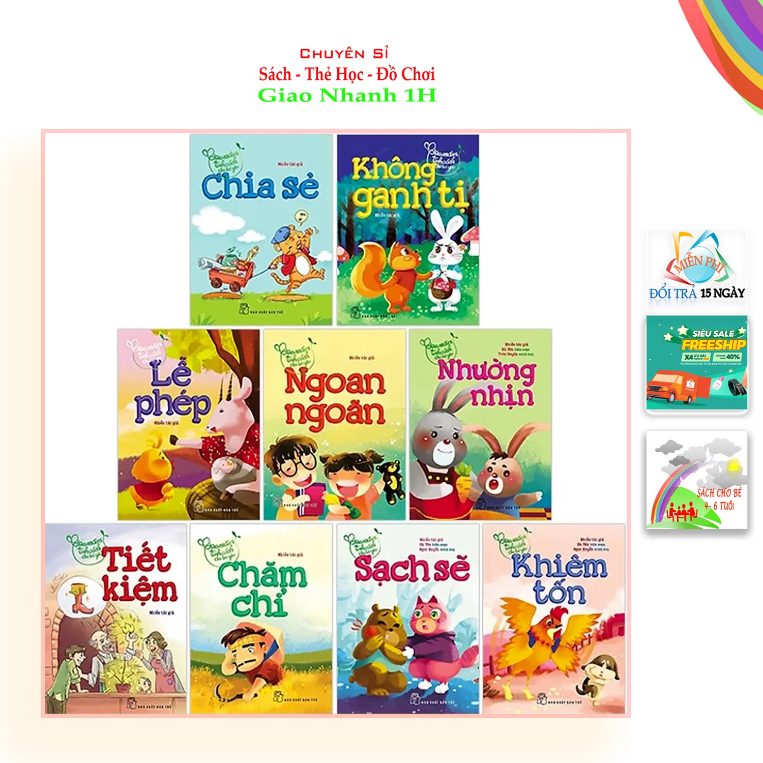 Gieo Mầm Tính Cách Cho Bé Yêu (Bộ 9 Cuốn)