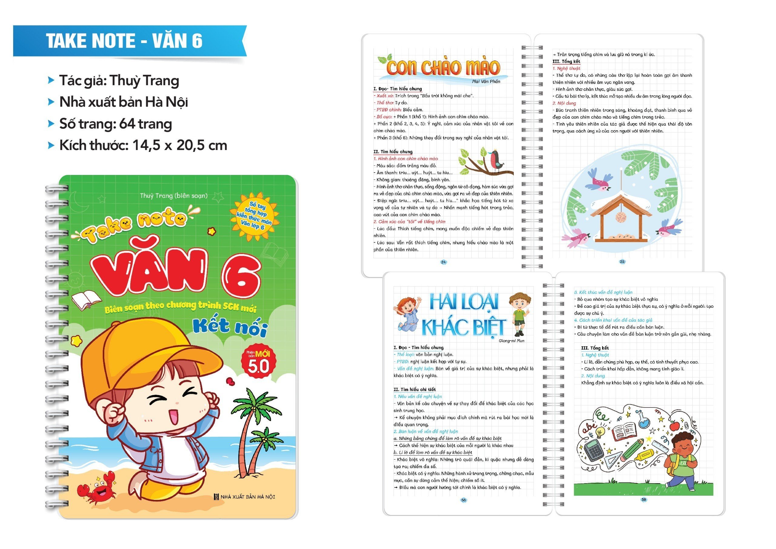  Take Note Văn 6 - Chương Trình Kết Nối Tri Thức