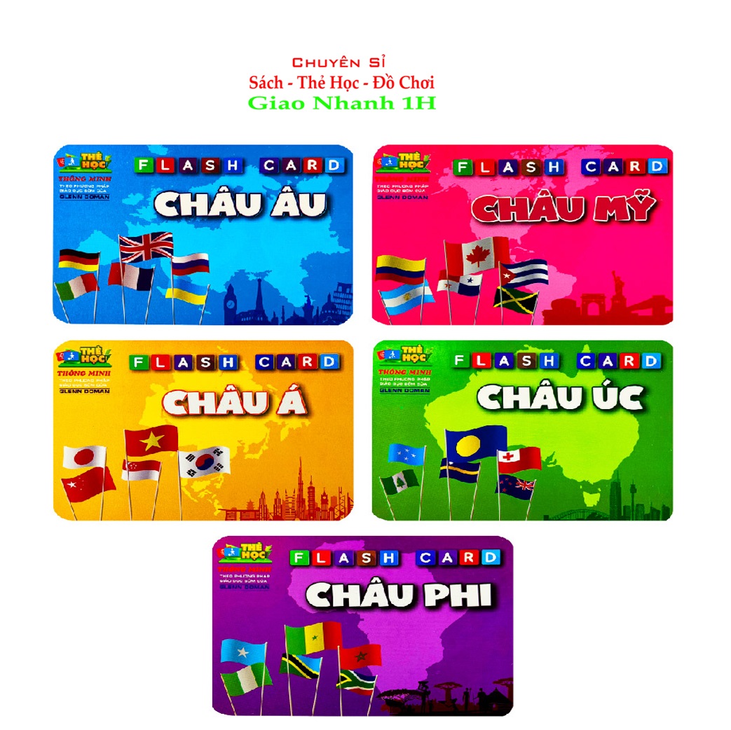 Bộ Thẻ Flashcard Quốc Kỳ Các Quốc Gia Trên Thế Giới