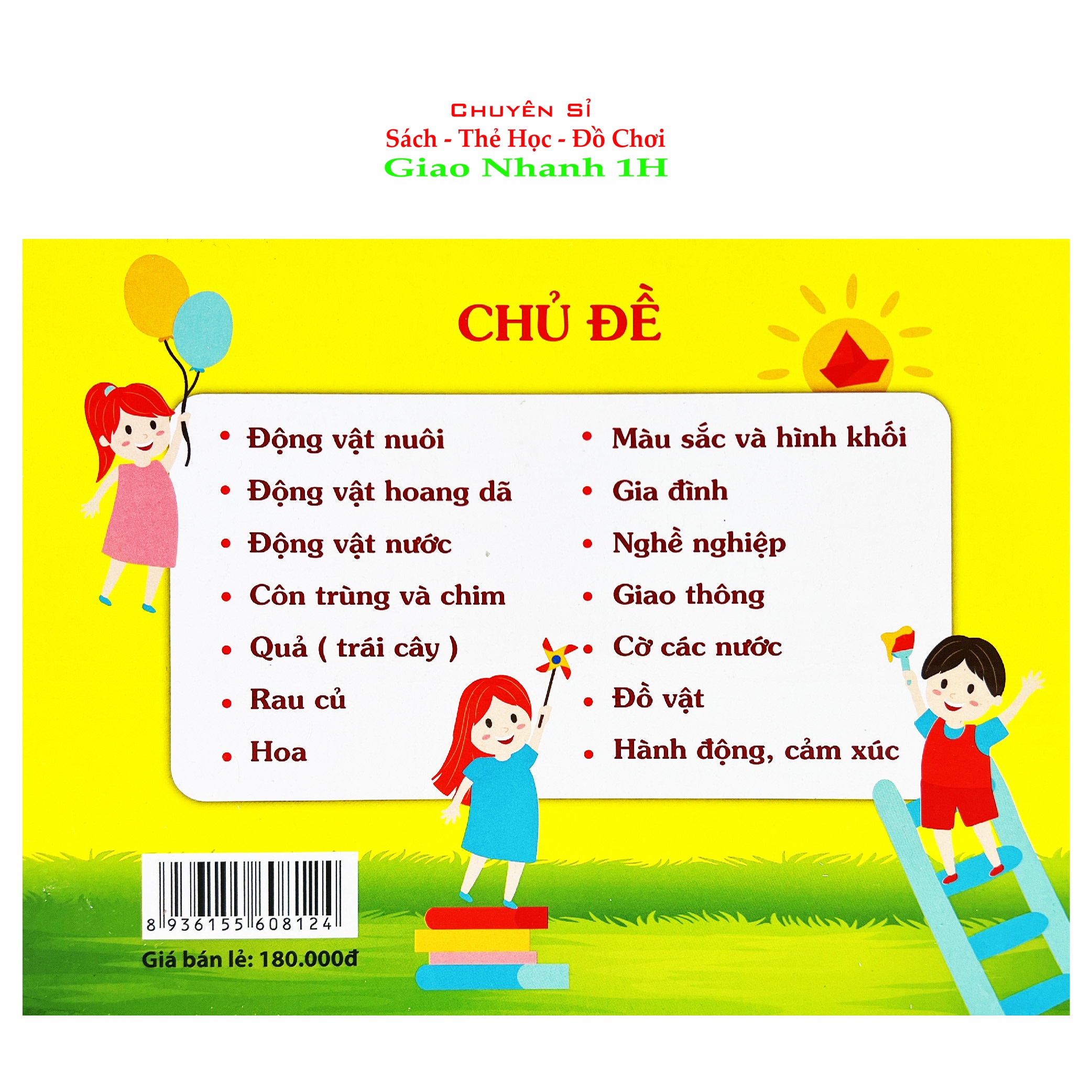 Bộ Thẻ Học Thông Minh Thế Giới Xung Quanh Việt Hà Khổ A5