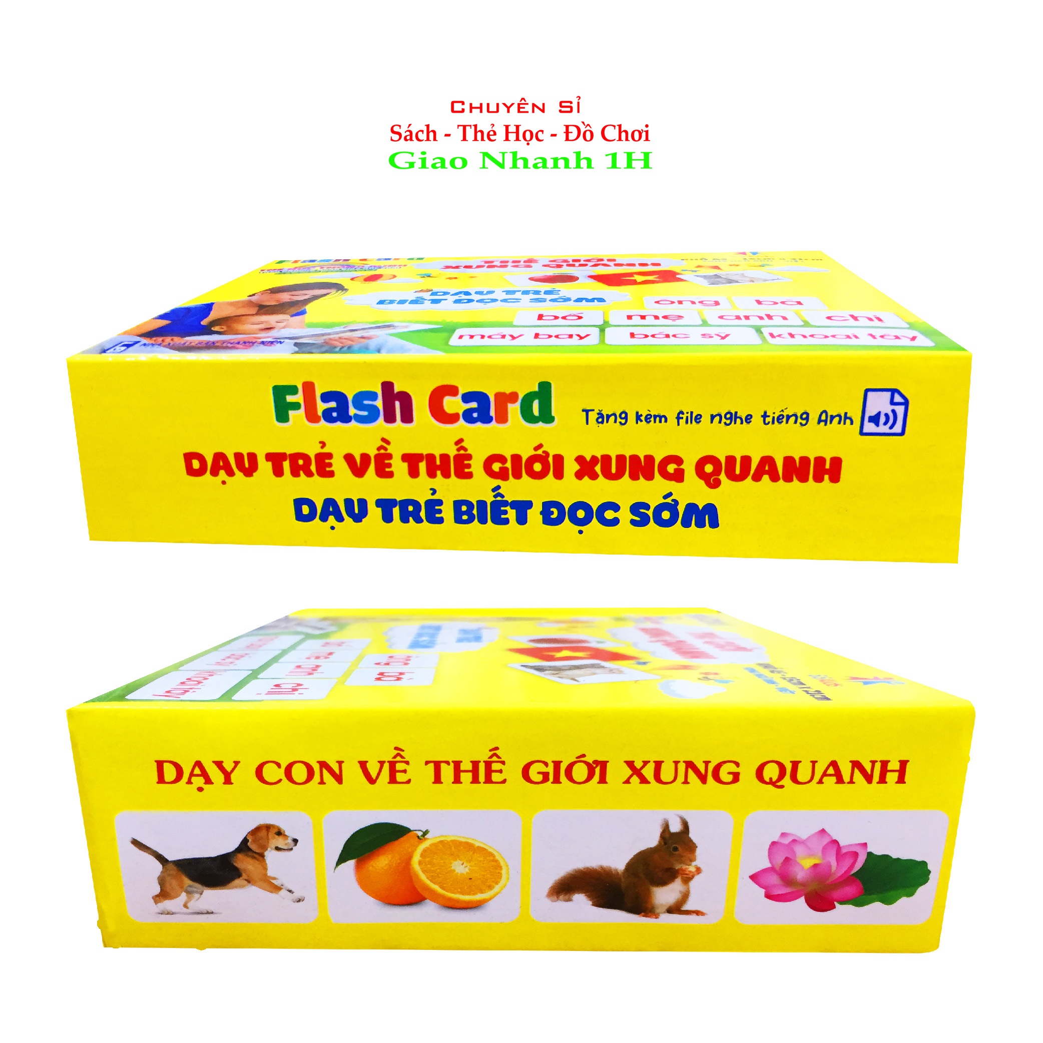 Bộ Thẻ Học Thông Minh Thế Giới Xung Quanh Việt Hà Khổ A5