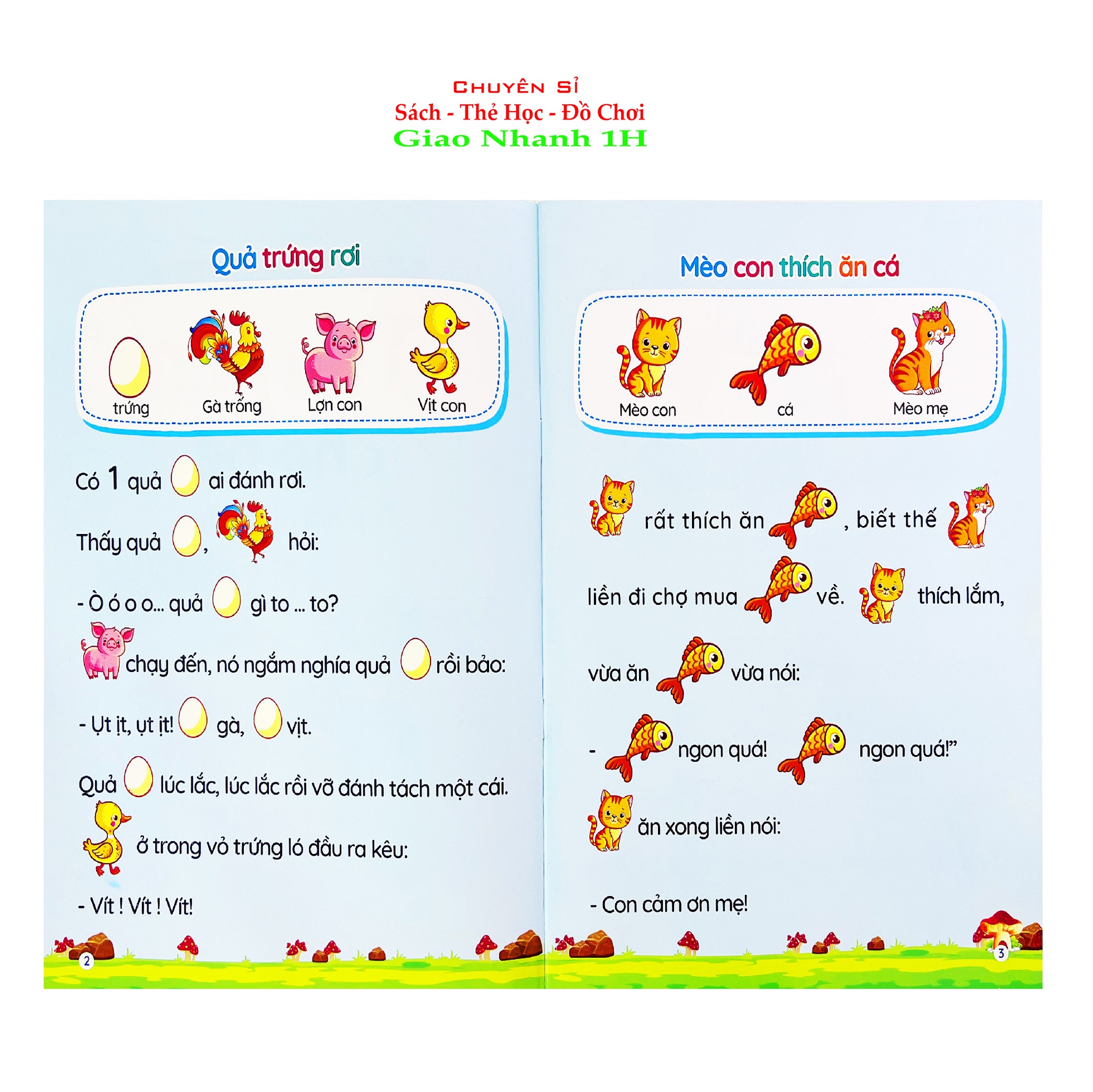 Thơ truyện đồng dao câu đố truyện tiềm thức cho bé tập nói tập đọc