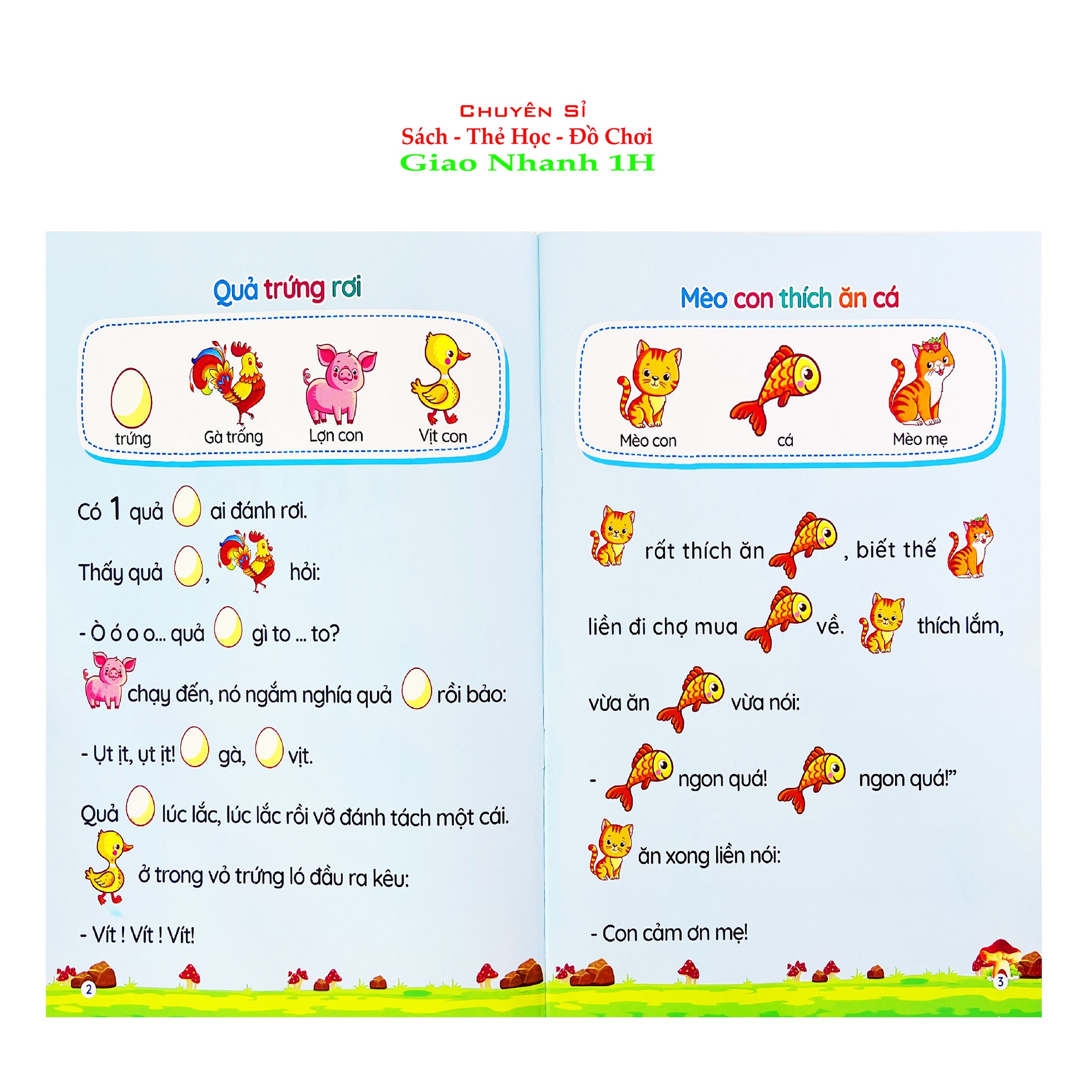 Thơ truyện đồng dao câu đố truyện tiềm thức cho bé tập nói tập đọc