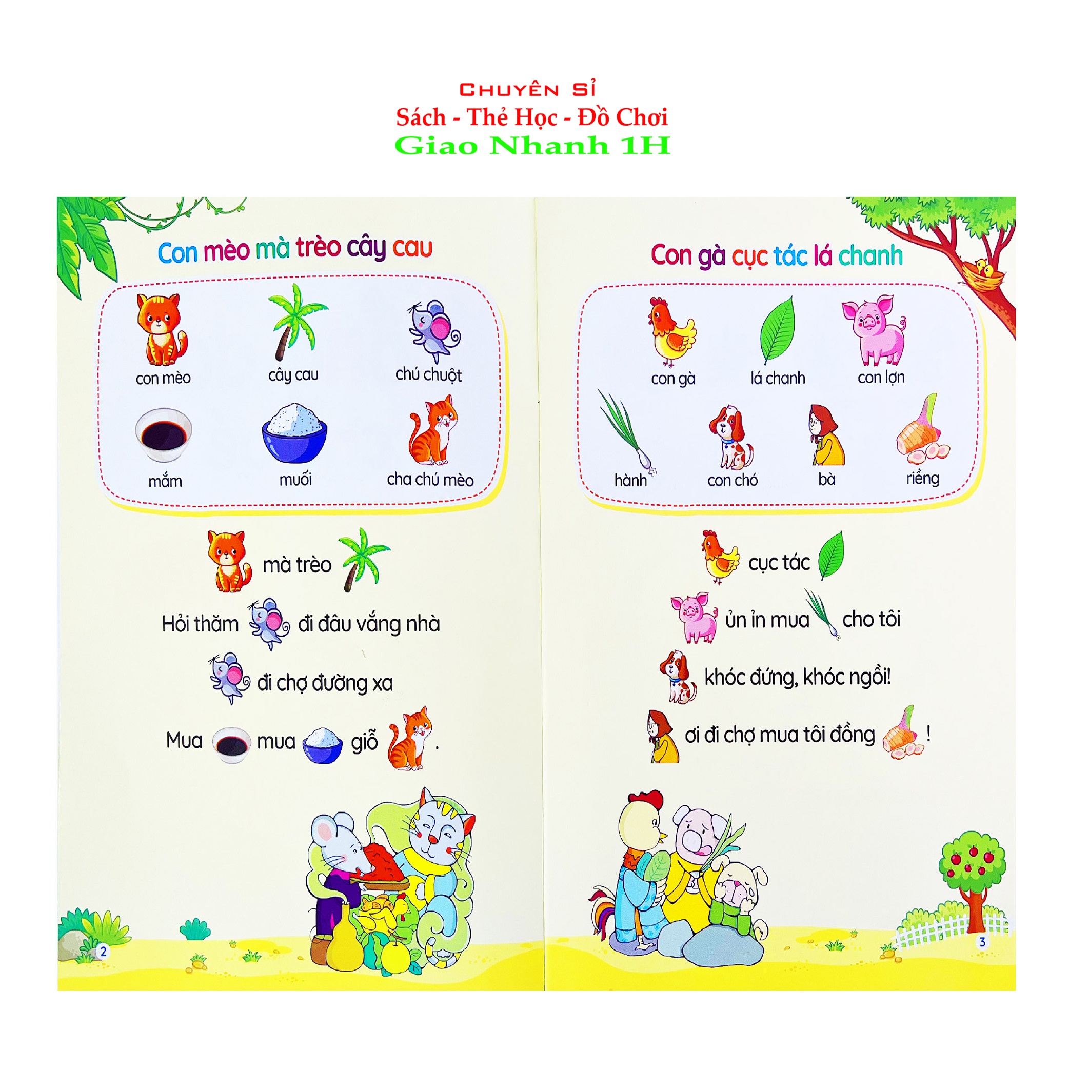 Thơ truyện đồng dao câu đố truyện tiềm thức cho bé tập nói tập đọc