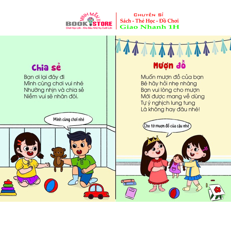 Thơ cho bé học lễ giáo - cho bé từ 0-6 tuổi