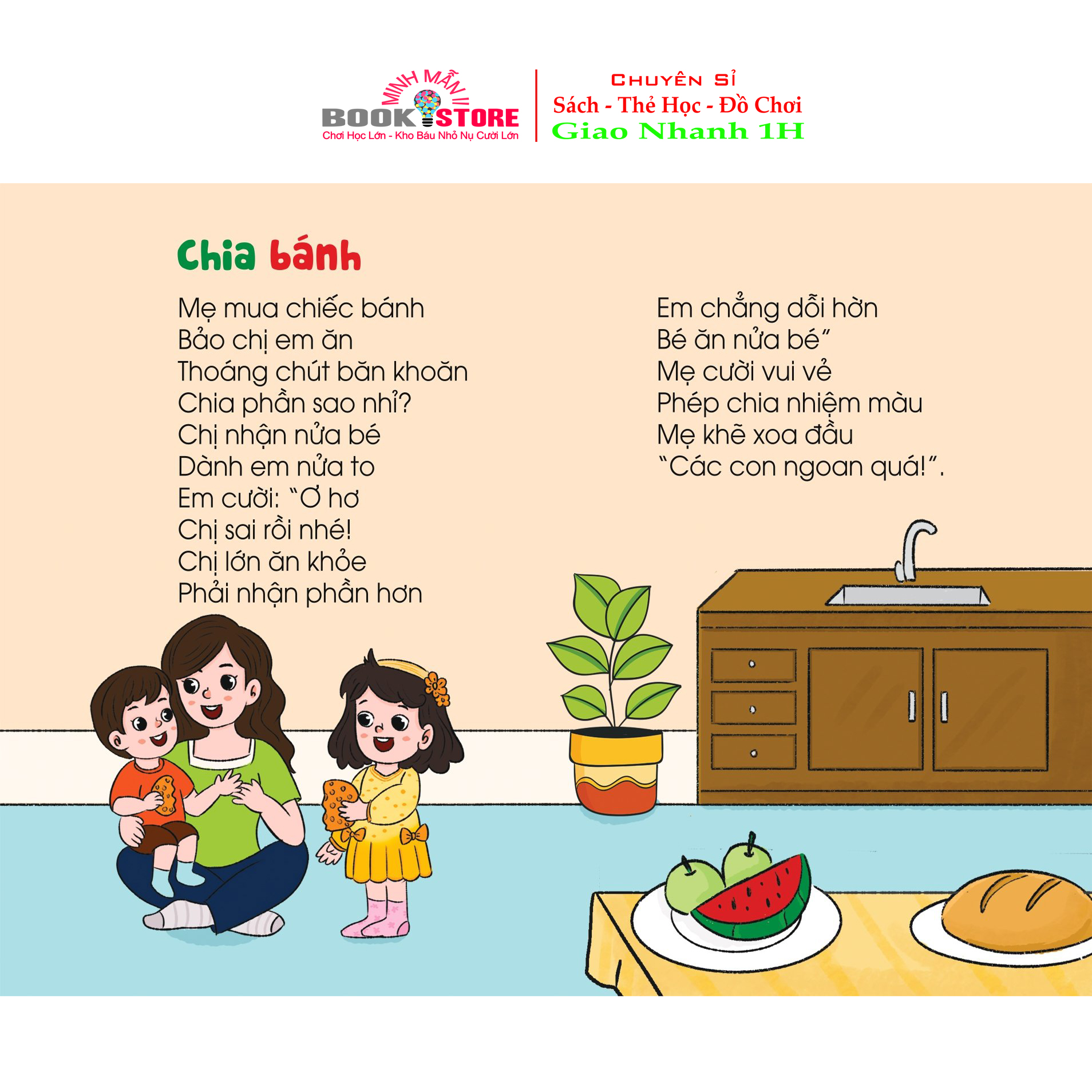 Thơ cho bé học lễ giáo - cho bé từ 0-6 tuổi