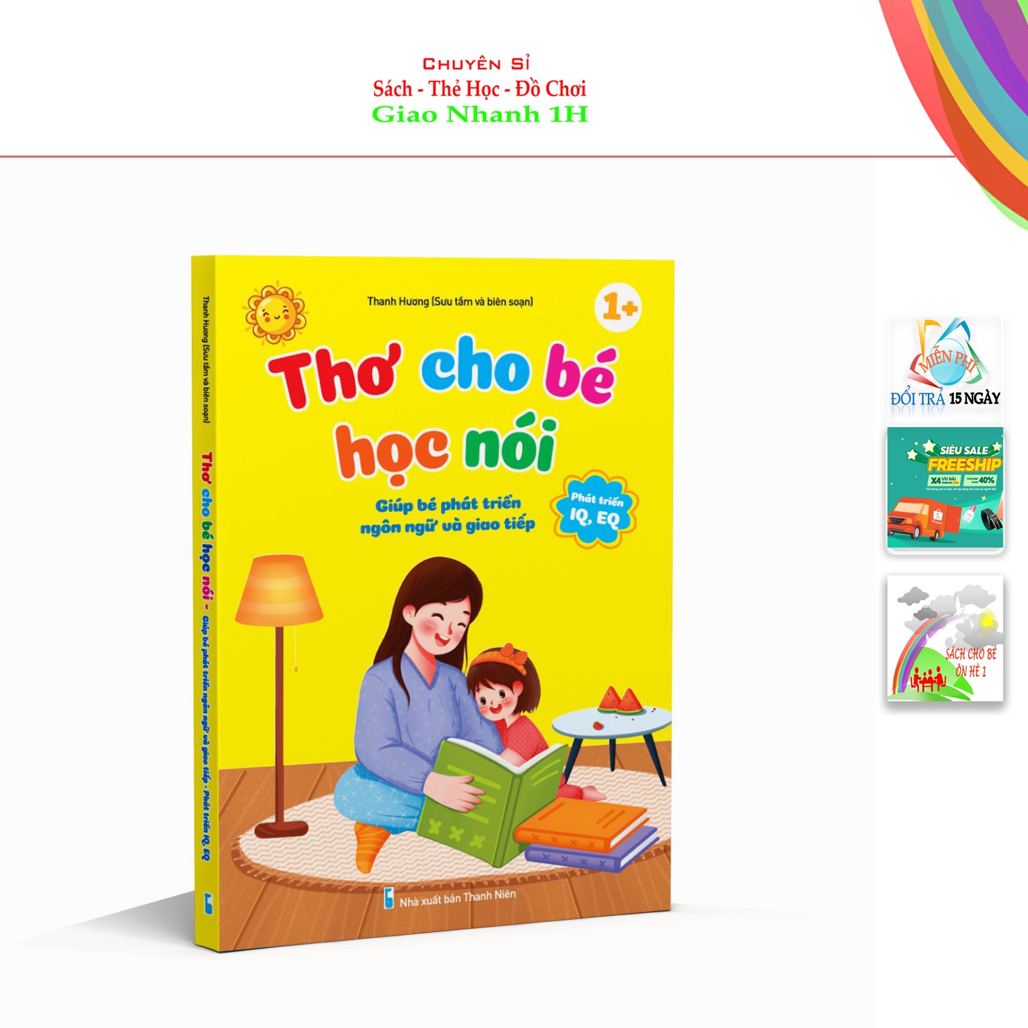 Thơ Học Nói Phát Triển IQ, EQ Cho Bé Từ 0-5 Tuổi