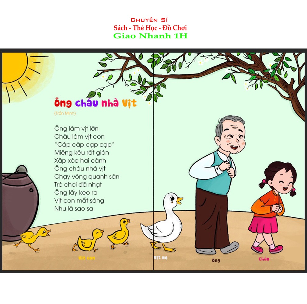 Thơ Học Nói Phát Triển IQ, EQ Cho Bé Từ 0-5 Tuổi