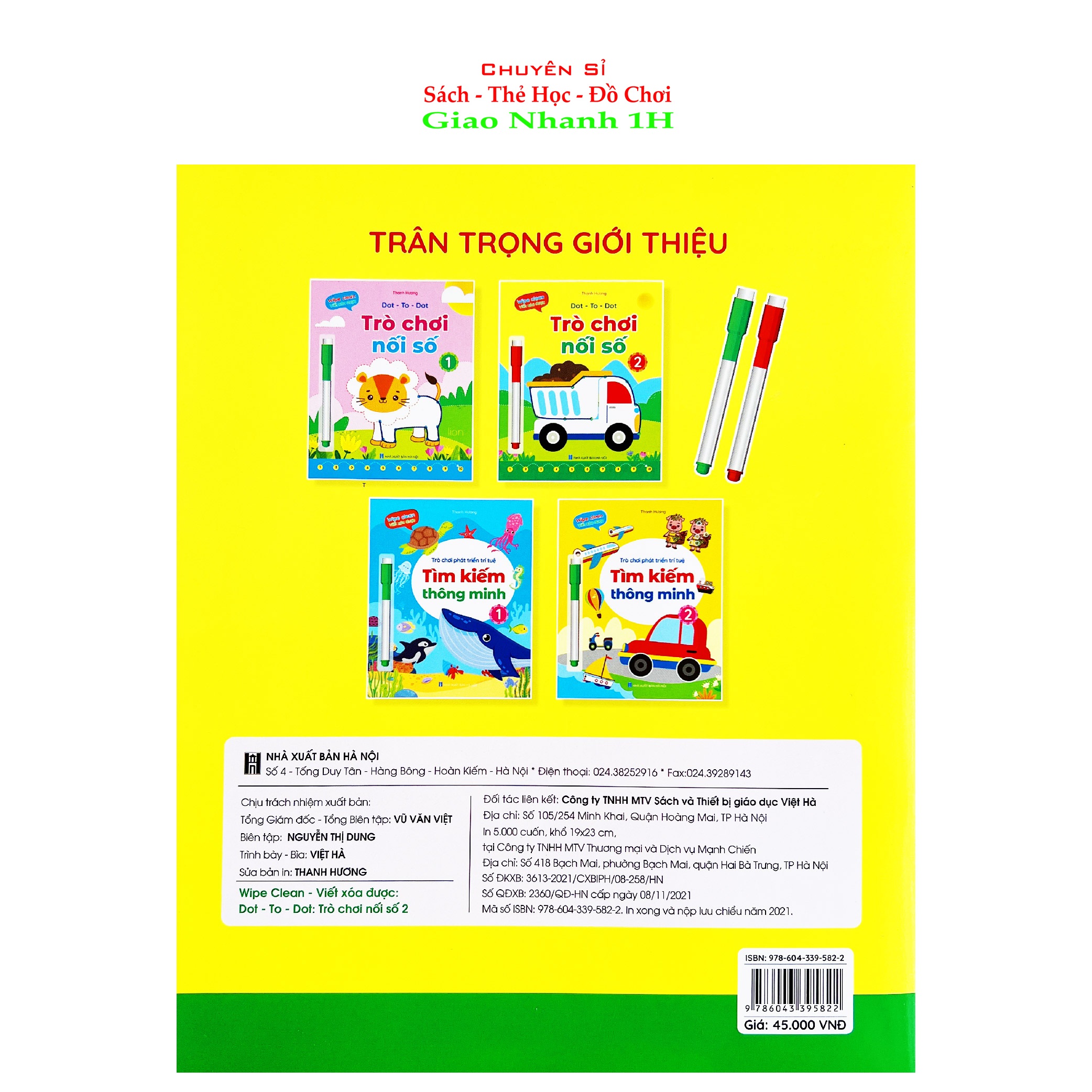 Bộ 4 quyển trò chơi nối số tìm kiếm thông minh