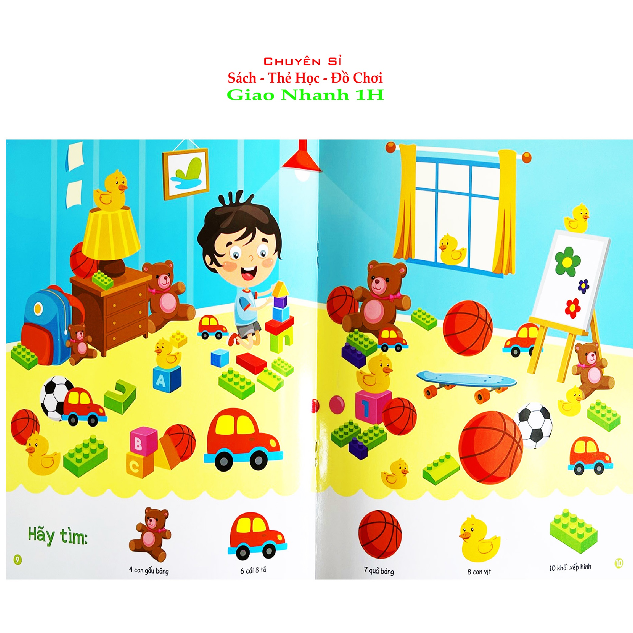 Bộ 4 quyển trò chơi nối số tìm kiếm thông minh