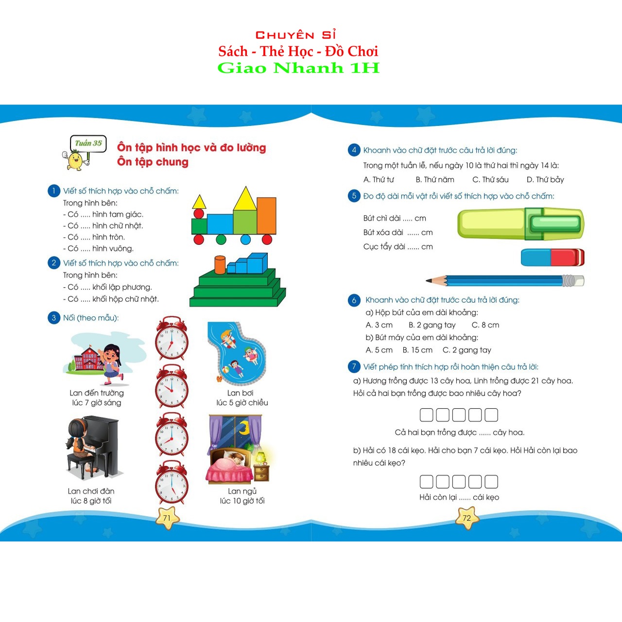 Giúp con học giỏi toán lớp 1