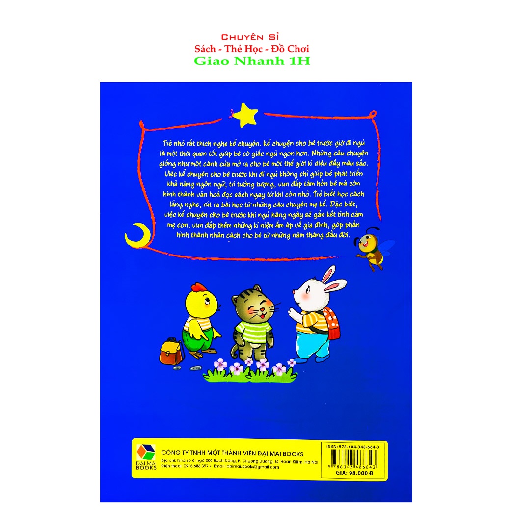 Truyện đọc cho bé trước giờ đi ngủ cho bé