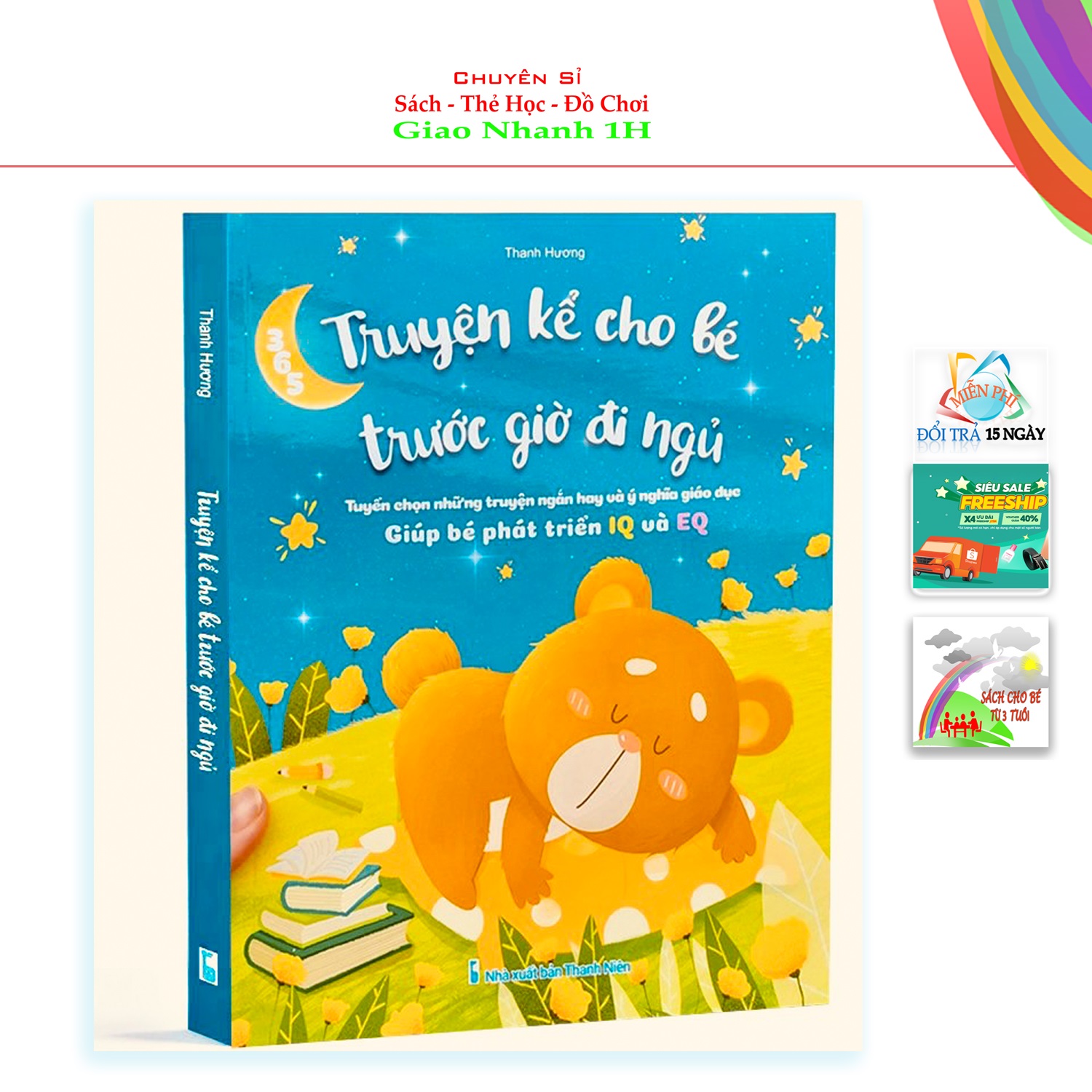 Truyện Kể Cho Bé Trước Giờ Đi Ngủ Giúp Bé Phát Triển IQ và EQ