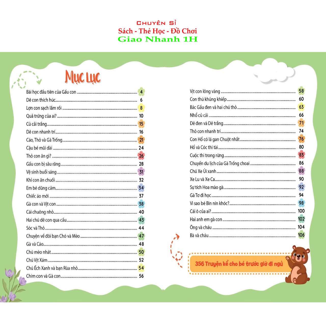 Truyện Kể Cho Bé Trước Giờ Đi Ngủ Giúp Bé Phát Triển IQ và EQ