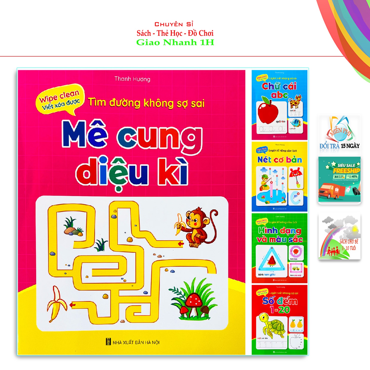 Bộ Vở Viết Xóa Được Đánh vần Tiếng Việt