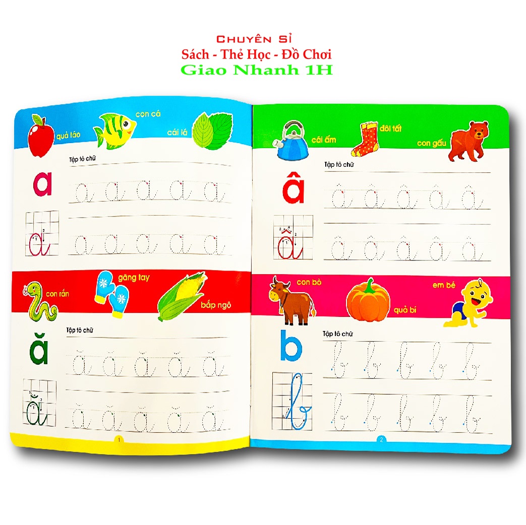 Bộ Vở Viết Xóa Được Đánh vần Tiếng Việt