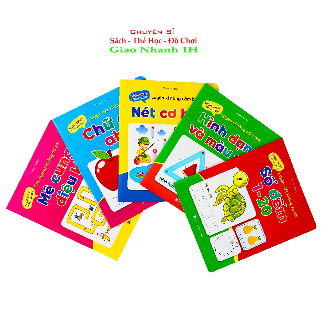 Bộ Vở Viết Xóa Được Đánh vần Tiếng Việt